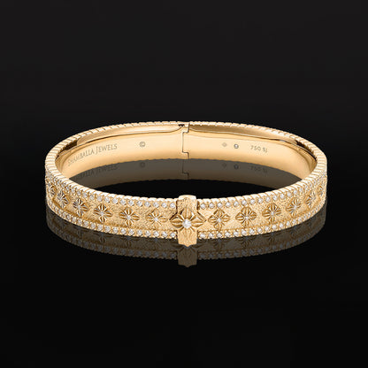SOS Alliance Bangle bracelet in 18K yellow gold, by Shamballa Jewels