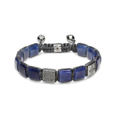 10mm SHAMBALLA® Lock Bracelet in 18K black rhodium plated white gold with black diamonds, by Shamballa Jewels