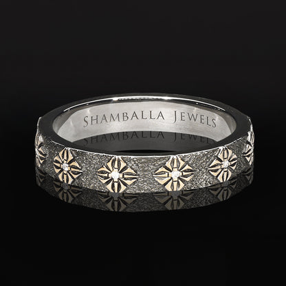 STAR OF SHAMBALLA® Ring bracelet in 18K gold, by Shamballa Jewels