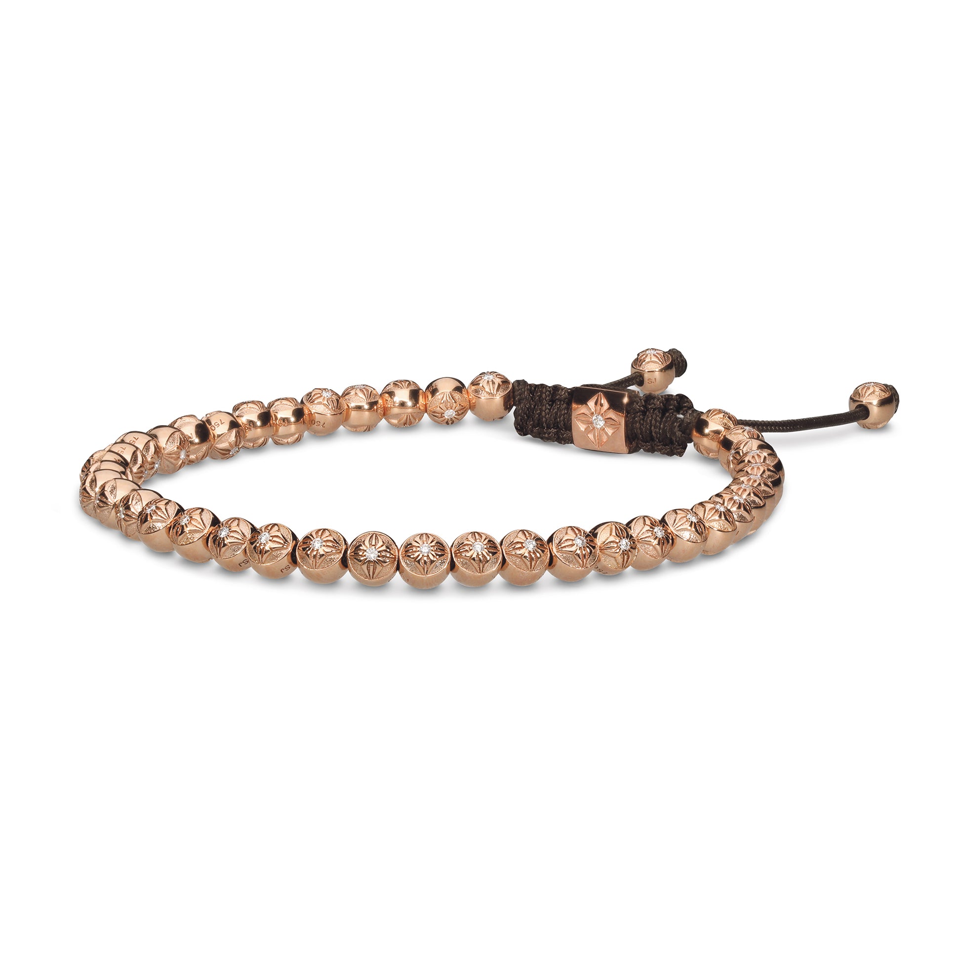 Designer Bracelets Michael Kors Beaded Bracelet Rose Gold 4mm