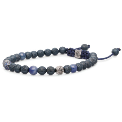 6mm SHAMBALLA® Non-Braided Bracelet in 18K black rhodium plated white gold, by Shamballa Jewels