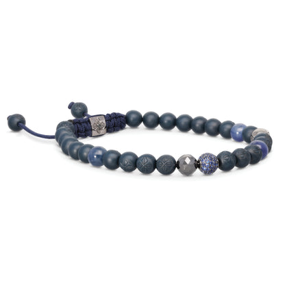 6mm SHAMBALLA® Non-Braided Bracelet in 18K black rhodium plated white gold, by Shamballa Jewels