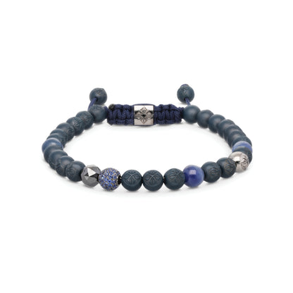 6mm SHAMBALLA® Non-Braided Bracelet in 18K black rhodium plated white gold, by Shamballa Jewels