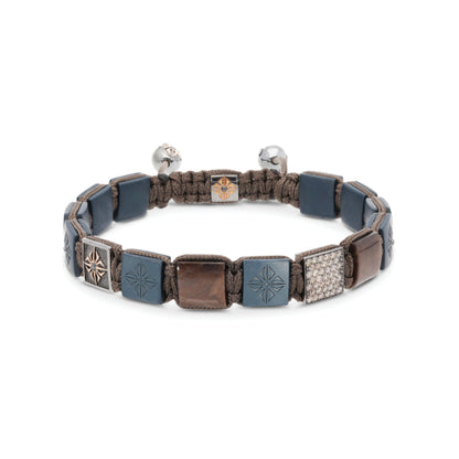 10mm SHAMBALLA® Lock Bracelet in 18K black rhodium plated rose gold, by Shamballa Jewels