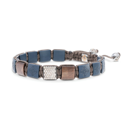 10mm SHAMBALLA® Lock Bracelet in 18K black rhodium plated rose gold, by Shamballa Jewels