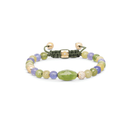 Multisize SHAMBALLA® Non-Braided Bracelet in 18K yellow gold, by Shamballa Jewels