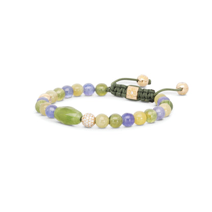 Multisize SHAMBALLA® Non-Braided Bracelet in 18K yellow gold, by Shamballa Jewels