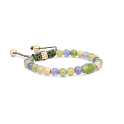Multisize SHAMBALLA® Non-Braided Bracelet in 18K yellow gold, by Shamballa Jewels