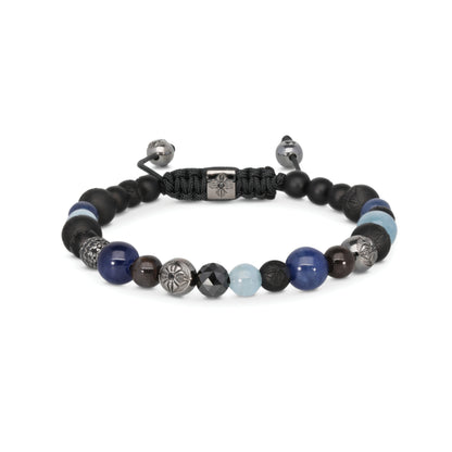 Multisize SHAMBALLA® Non-Braided Bracelet in 18K black rhodium plated white gold, by Shamballa Jewels