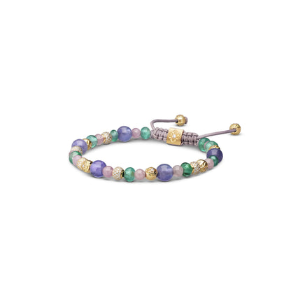 Multisize Non-Braided Bracelet in 18K yellow gold, by Shamballa Jewels
