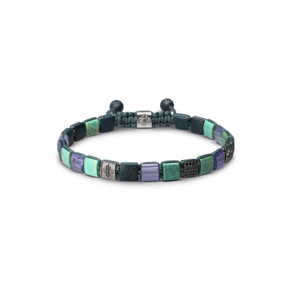 6mm Lock Bracelet in 18K black rhodium plated white gold, by Shamballa Jewels