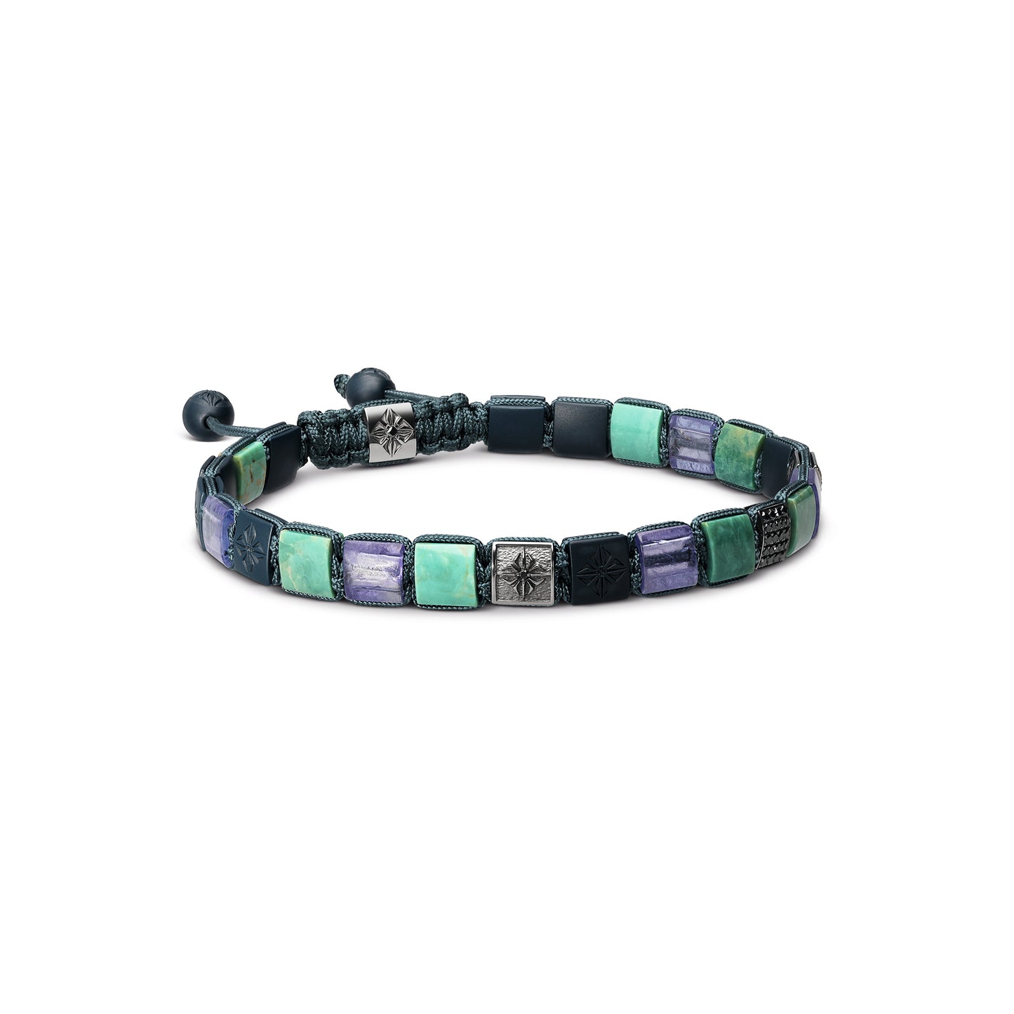 6mm Lock Bracelet in 18K black rhodium plated white gold, by Shamballa Jewels