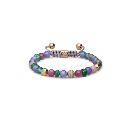 Multisize Non-Braided Bracelet in 18K yellow gold, by Shamballa Jewels
