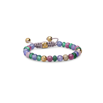 Multisize Non-Braided Bracelet in 18K yellow gold, by Shamballa Jewels