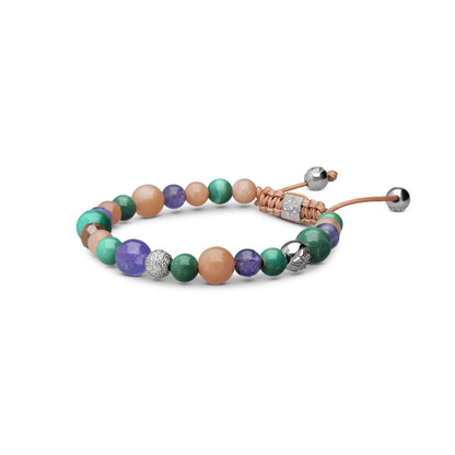 Multisize Non-Braided Bracelet in 18K white gold, by Shamballa Jewels
