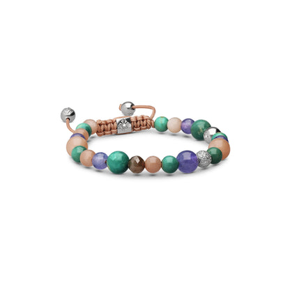Multisize Non-Braided Bracelet in 18K white gold, by Shamballa Jewels