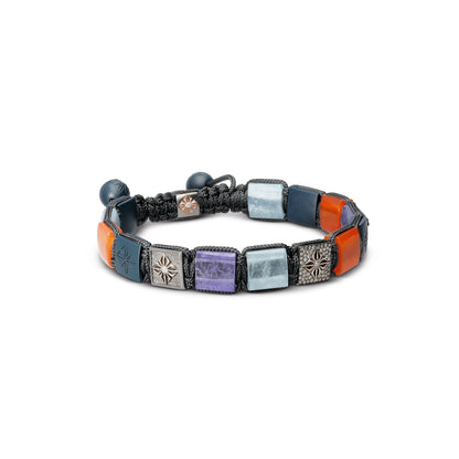 10mm Lock Bracelet in 18K black rhodium plated rose gold, by Shamballa Jewels