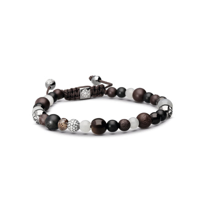 Multisize Non-Braided Bracelet in 18K black rhodium plated white gold, by Shamballa Jewels