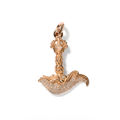 Ultimate Protection Pavè Necklace in 18K yellow gold, by Shamballa Jewels
