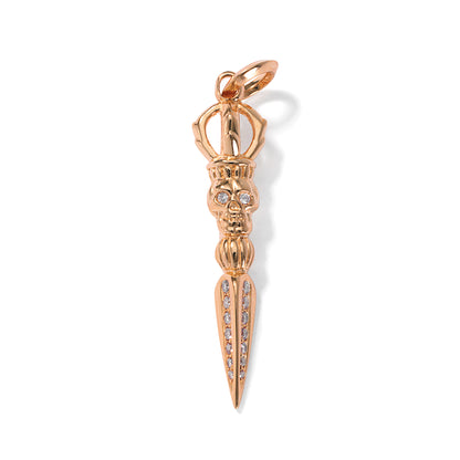 Ultimate Protection Pavè Necklace in 18K yellow gold, by Shamballa Jewels